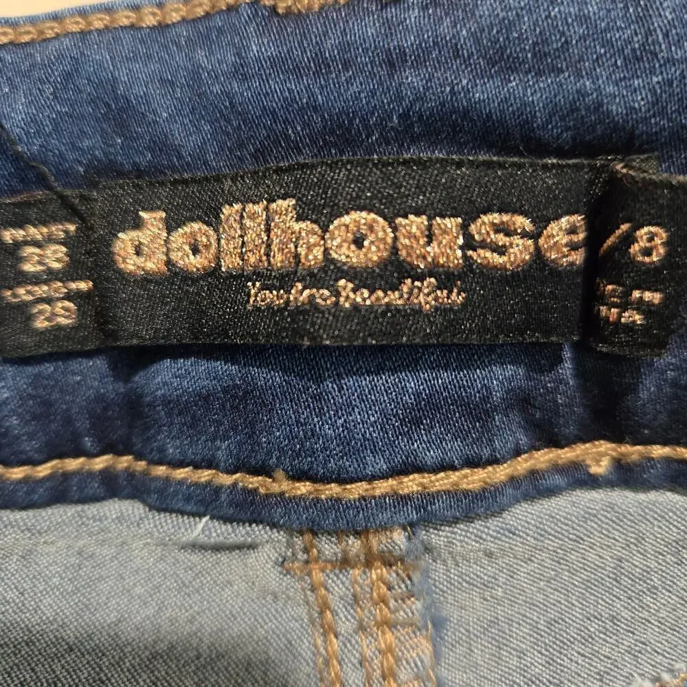 NWT Dollhouse High-rise Skinny Jeans Curvy Collection Girls Sz 7/8 28x29